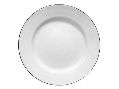 Тарелка 175 мм мелкая ф.653 "Идиллия" Палитра черная фарф.(20)