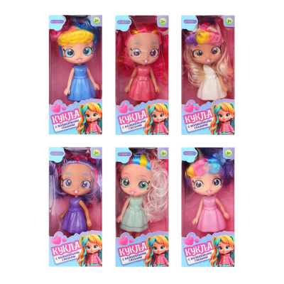 Кукла с волшебными глазами, 17 см, 8х5,5х18,5 см, ABS, PP, 6 диз ИГРОЛЕНД (1/6)