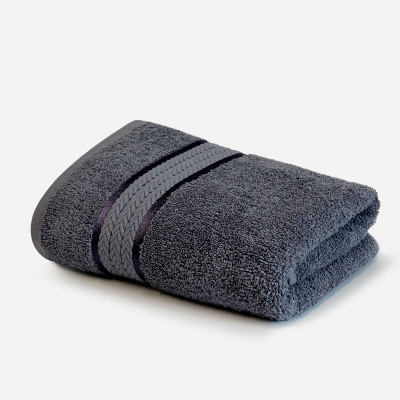 Полотенце махровое АМУР 50х90, 400гр./м2, серый (1/10)