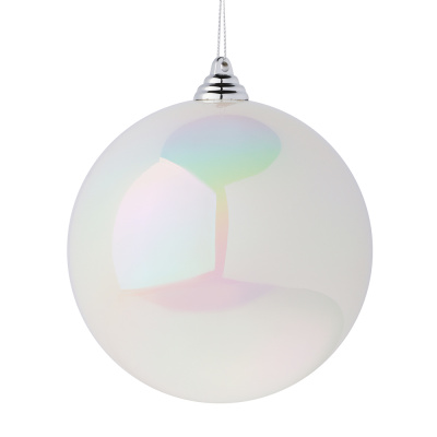 Шар 14см пластик, белый перламутр, 26-254 СНОУ БУМ (1/1)