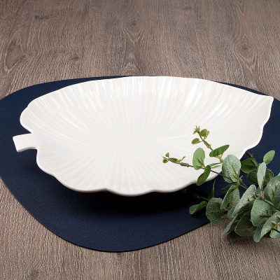 Блюдо сервировочное 36*25,5*4см "Маршмеллоу"  (фрф) (4/16)