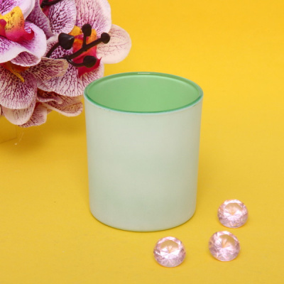 Подсвечник "Ангел" 7*8см цвет бело-зеленый (1/1)