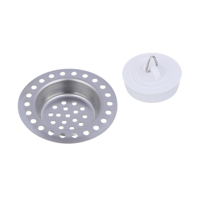 Набор для раковины (решетка 6см + пробка) (нжс) (1/12/600)