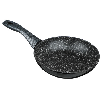 Сковорода 200мм SATOSHI Карбон АП,литая,мрамор, индукц (1/6)