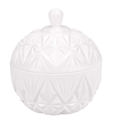 Сахарница "Шарм" 0,35л (с крышкой)(белый) (уп.16)