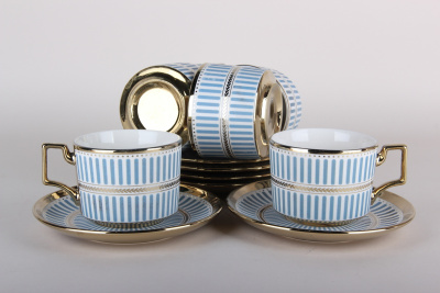 Набор чайный 12пр 250мл "Royal blue 2" фарфор (1/12)