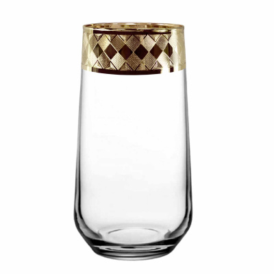 Набор 6 стаканов д/коктейля 470мл с узором "Витраж" (1/4)