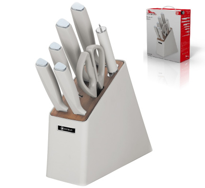 Набор ножей 8 предметов, прорез.ручки,(нжс) п/у (6)