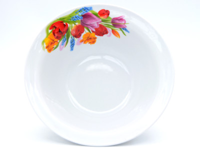 Миска 550 см3 ф.653 "Идиллия" Майский букет фарф.(15)