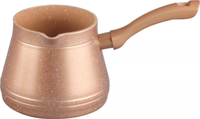 Турка 429мл ISTANBUL, цв.покр.под мрамор, ручка с покр. soft touch (алюм.)(1/24)