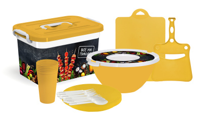 Набор на 4 перс. 20пр (10л) ВСЕ НА ПИКНИК (4)