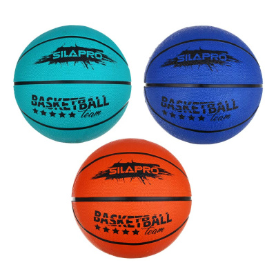 Мяч баскетбольный 24см (резина, р.7 550г (+-10%) SILAPRO(1/30)