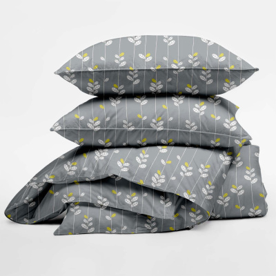 КПБ  "ВИШИ", под. 175х215, нав. 70х70-2 шт, поплин, 110 гр/м2 (1/10)