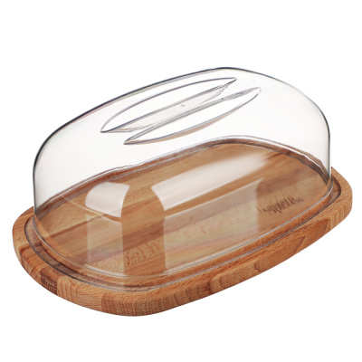 Контейнер д/продуктов Sugar&Spice Rosemary 18х27х10см, пластик, дерево (1/6)