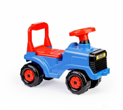 Машинка детская "Трактор" (синий),пласт (1/2)