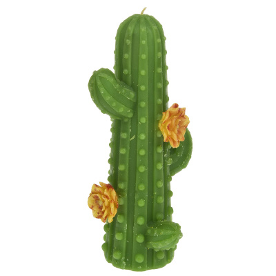 Свеча декоративная "Кактус" 9*9,5*19,5см. (парафин) (упаковочный пакет + транс упаковка) (1/24)