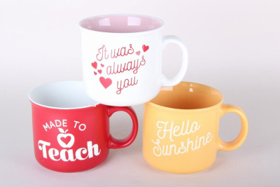 Бульонница 700мл микс (фарф) (12/36)