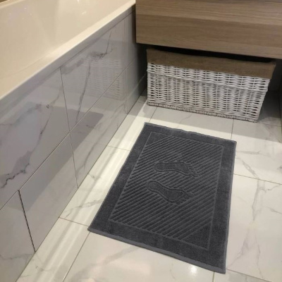 Полотенце для ног ГЕФЕСТ 50х70, 650гр./м2, серый (1/10)