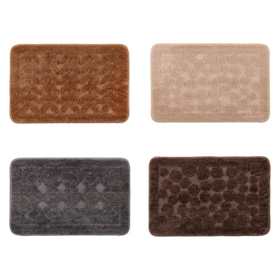 Коврик в прихожую 38*58см Ворсистый ,полиэстер,(4цв) VETTA  (1/5/20)