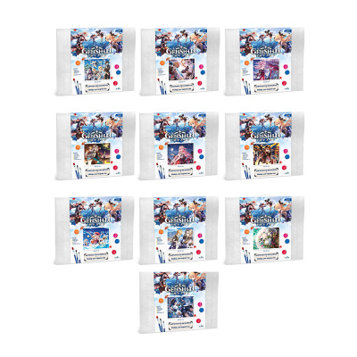 Картина д/раскрашивания по номерам, 40х50, 50x2x40см Геншин (1/10)