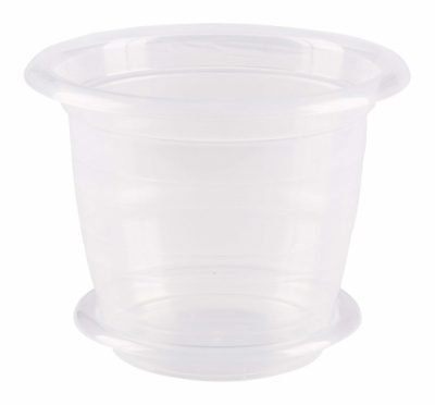 Горшок цв. д/орхидеи 1л (прозрачный) (уп.20)