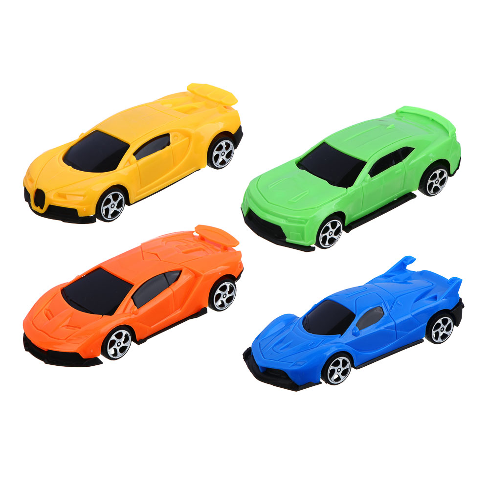 Машинка инерционная "Спорткар", РР, 12,5х5х3 см, 4 диз ИГРОЛЕНД (1/1)