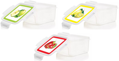 Контейнер "Лок Декор" (квадран) 0,9л для СВЧ пластик(16)