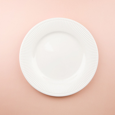 Тарелка 21см "Белый шоколад" (транспортная упаковка) (6/48)