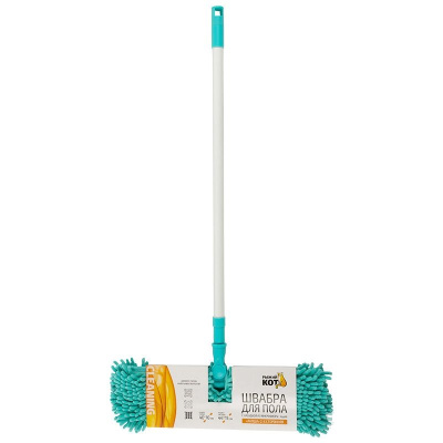 Швабра для пола с насадкой из микрофибры MopM8 «Лапша» 2-х сторонняя (1/6)
