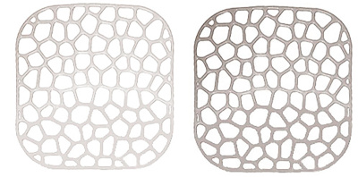 Решетка в раковину квадратная 30*30см пласт.(1/40)