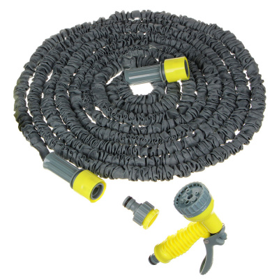 Шланг 22м INBLOOM полив  растягив. с пистолетом-разбрызг и коннектором 1/2" (ткан. оплетка) (1/12)