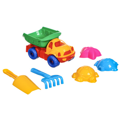 Набор для песка "Грузовичок, с песочным набором, 10х21х11см, микс диз(1/24)