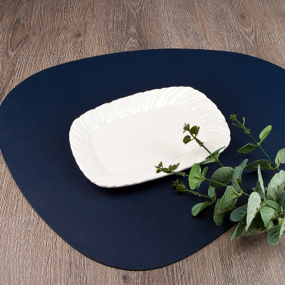 Блюдо сервировочное 20*14*2см "Маршмеллоу"  (фрф) (12/48)