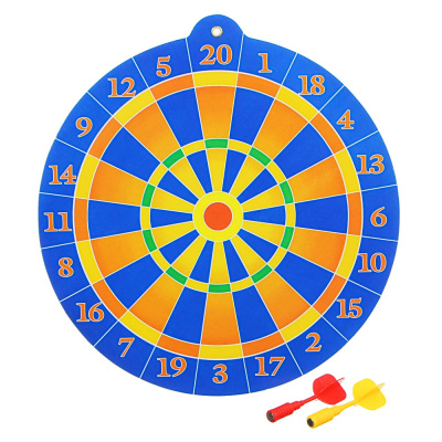 Дартс магнитный 24см пластик/бумага/металл (1/12)