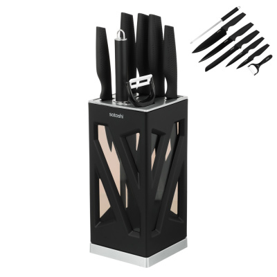 Набор ножей кухонных 8пр, на подст. SATOSHI Торонто (1/6)