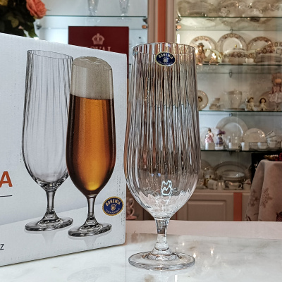 Набор бокалов 2пр 470мл COLUMBA OPTIC для пива (1/24)