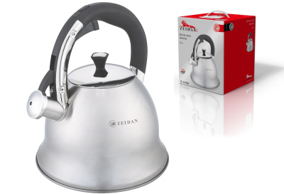 Чайник 3,0л со свист,3-хслойн.капс.индукционное дно,курков.механ.,фикс.комб.ручка (нжс) п/у (1/6)