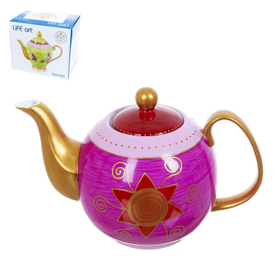 Чайник 1000мл "Садко" 22,5*13,5*15см заварочный (фрф) п/у (1/12)