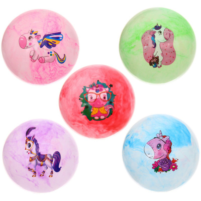 Мяч 22 см "Единорожек" (50г) (10/600)