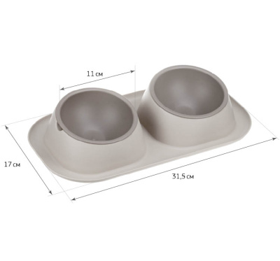 Миска для животных ТВИКС МИНИ Капучино (1/8)