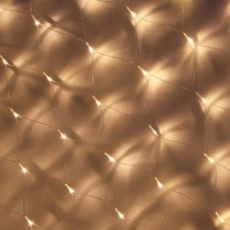 Гирлянда эл. сеть 144LED, 1,6x1,6м, шампань, пост. свечение, ПВХ прозрач., 220В СНОУ БУМ(1/80)
