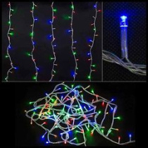 Электрогирлянда светодиодная LED100-5-MC (прозрачный шнур) ПВХ,медь,алюминий 5м (1/36)