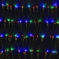 Гирлянда электр. Сетка, 224LED, 2x2м, мультицвет, 8 реж, ПВХ зел.провод, 220В СНОУ БУМ (1/60)