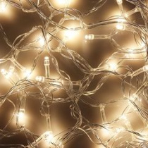 Гирлянда электр. Вьюн 9м 100LED шампань мерцание, прозр провод, 220В СНОУ БУМ (1)