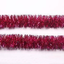 Мишура SYMTA-1623187, длина 2м 6 слоев, цвет фуксия,ПЭТ (1/12)