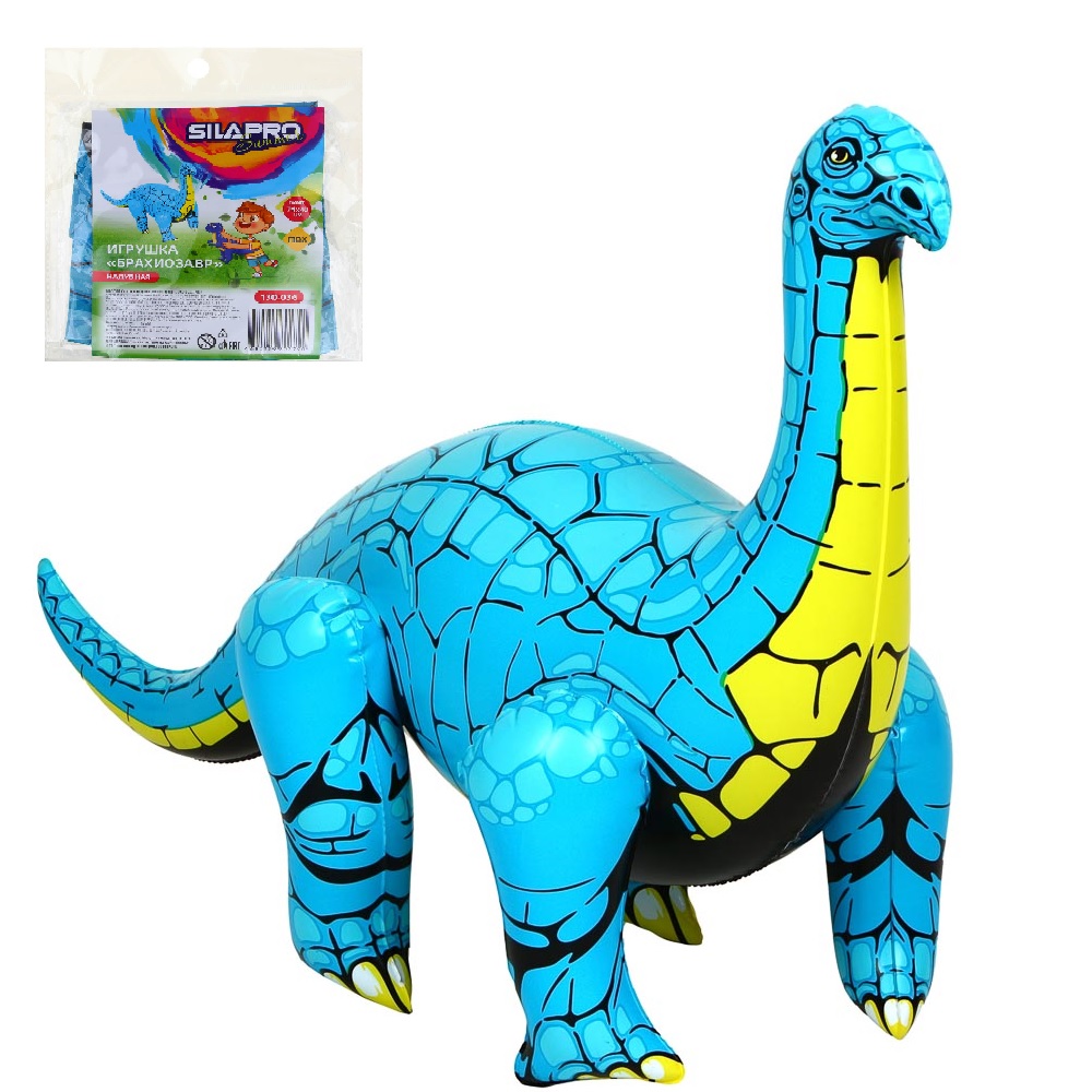 Игрушка надувная "Брахиозавр", 71х40см, ПВХ SILAPRO 